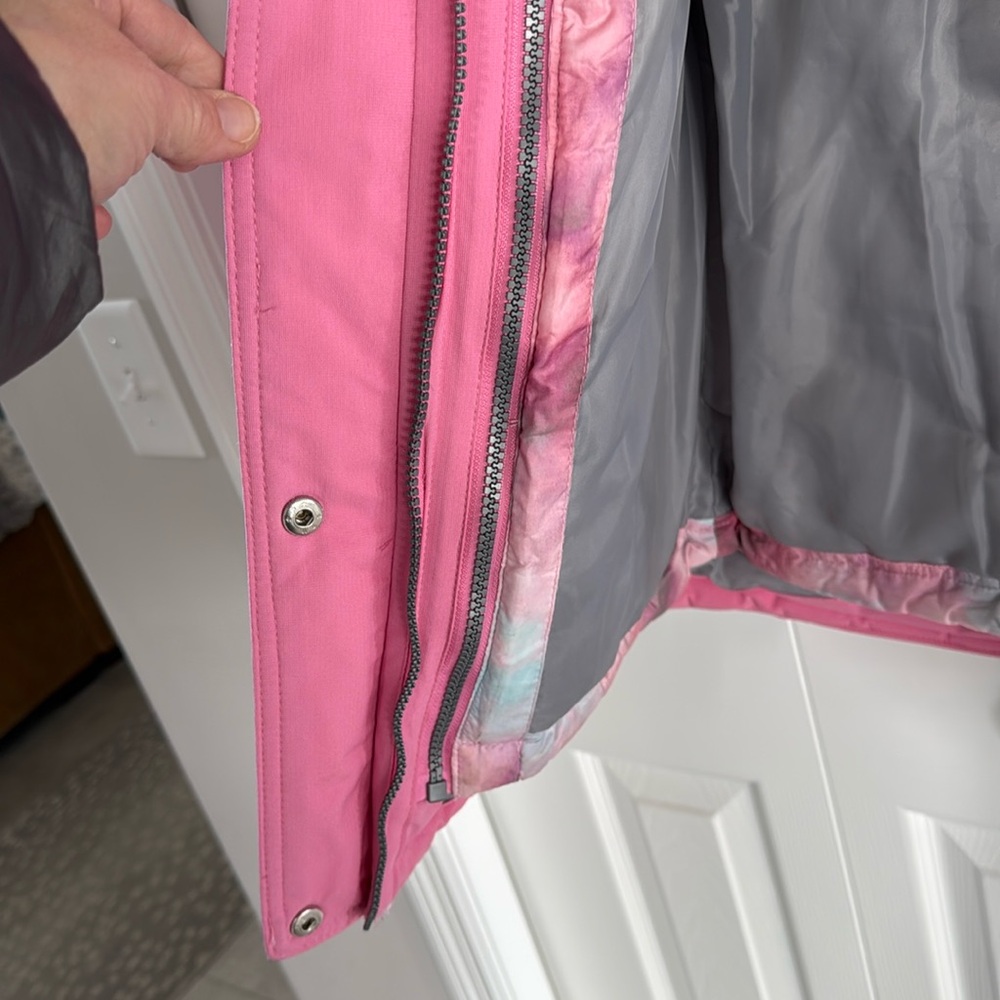 *LIKE NEW* ZeroXposur Girls 3-in-1 Systems Jacket- Pink/Gray/TyeDye - Size 7-8 - Picture 6 of 16
